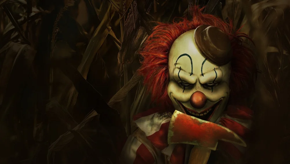 Mısır Tarlasındaki Palyaço - Clown in a Cornfield